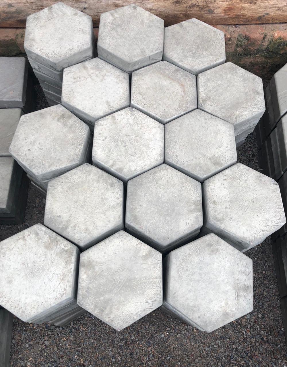 Slate Hexagon Pavers (250x 60mm 